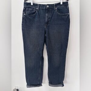 2 for $25👖 H&M Dark Wash HR Straight Leg Denim | Sz 16 (N14N19)
